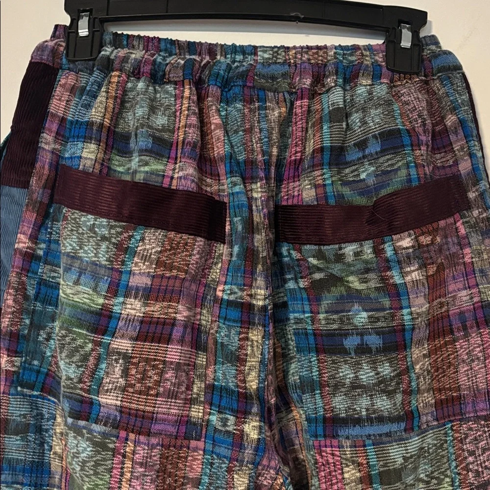 Ixchel Hippie Multicolor 100% cotton with fleece lining Men's Pants Sz M - Picture 8 of 8
